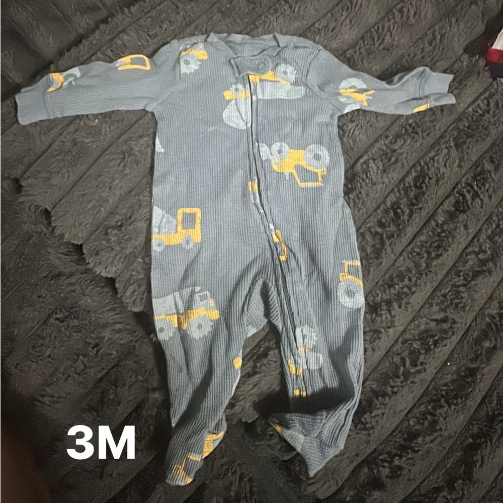Construction Print Kids One Piece